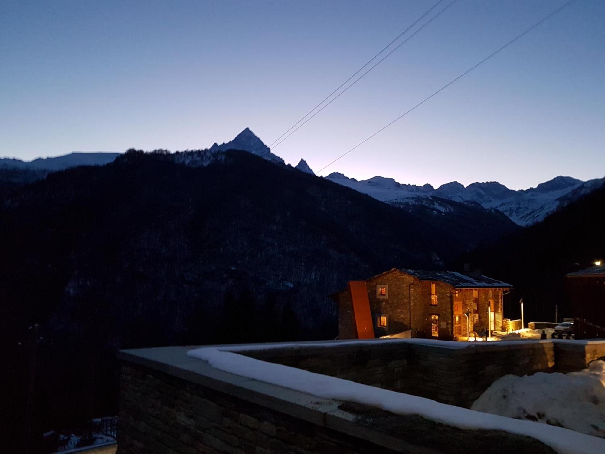 Rifugio Galaberna Hotell Ostana Exteriör bild